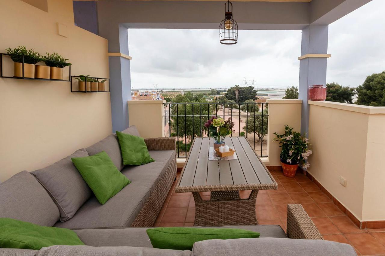 Ferienwohnung Atico Con Terraza-Solarium Y Piscina 4-6 Personas Wifi A/C Roda Exterior foto